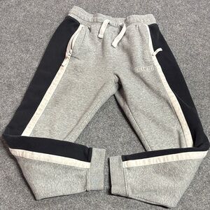 Nike Kids Gray and Black Sweatpants
